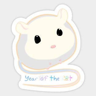 Year of  the Rat Sticker